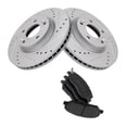 thumbnail image 1 of Geelife For 2007-2009 Santa Fe Front Metallic Brake Pad and Performance Rotor Set Kit, 1 of 9