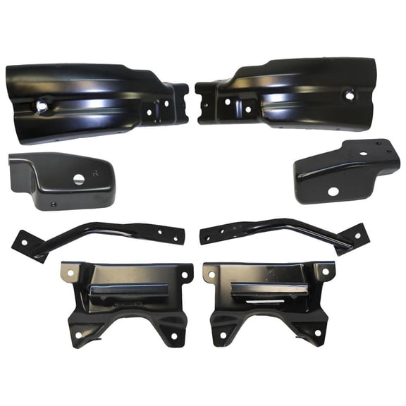 Geelife For 2007-2010 Chevrolet FRONT BUMPER IMPACT MOUNTING BRACE BRACKET 8PC