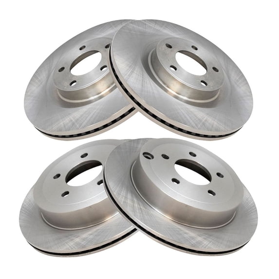 Geelife For 2007-2010 Edge Sport Utility 2007-2010 MKX Sport Utility Brake Rotor Set