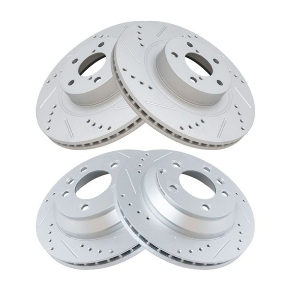 Geelife For 2007-2015 Q7 2003-2013 Cayenne 2004-2010 Touareg Drilled Brake Rotor Set