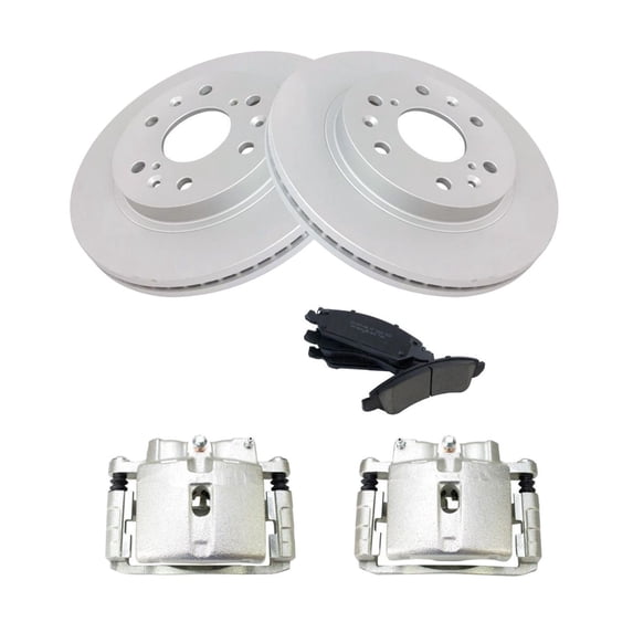 Geelife For 2007 Chevrolet Silverado 1500 Front Brake Calipers Ceramic Pads & Rotors