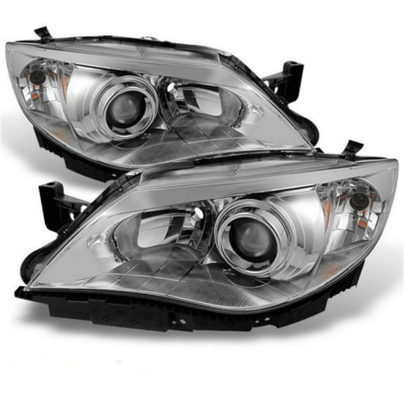 Geelife For 2008-2014 Impreza Outback WRX Halogen Clear Projector Headlights