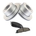 thumbnail image 1 of Geelife For 2009-2018 1500 2500 3500 2500 3500 Rear Brake Coated Rotor & Metallic Pad Kit, 1 of 7