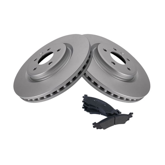 Geelife For 2010-2012 Ford Taurus SHO Sedan Front Brake Pads & Rotor Kit