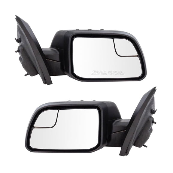 Geelife For 2011-2014 Edge Sport Utility Mirror Power with Spotter Textured Black of 2