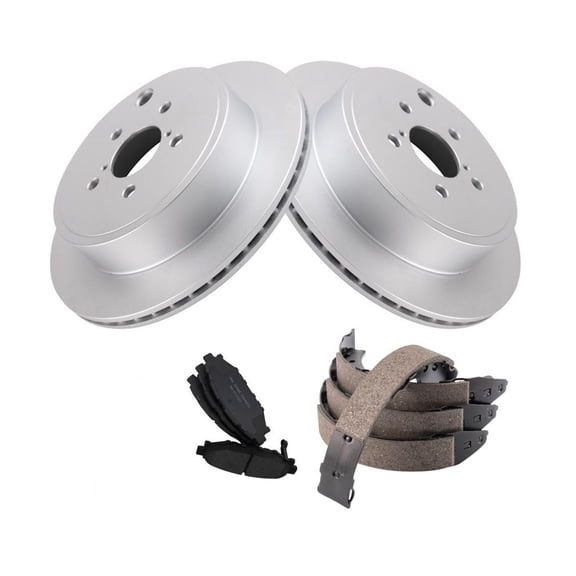 Geelife For 2013-2014 Legacy Sedan 2013-2014 Outback Wagon Rear Brake Pad & Rotor Kit