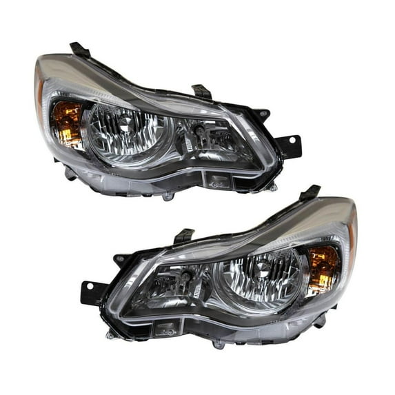 Geelife For 2014 Subaru Impreza 2014-2015 Subaru XV Crosstrek Headlight Set