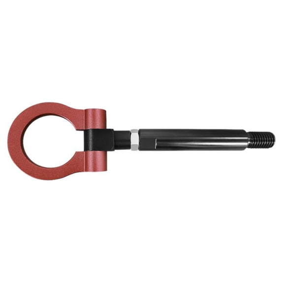 Geelife For 2016-2018 Chevrolet Camaro Tow Hook Bar Black Pole and Red Circle-Aluminum