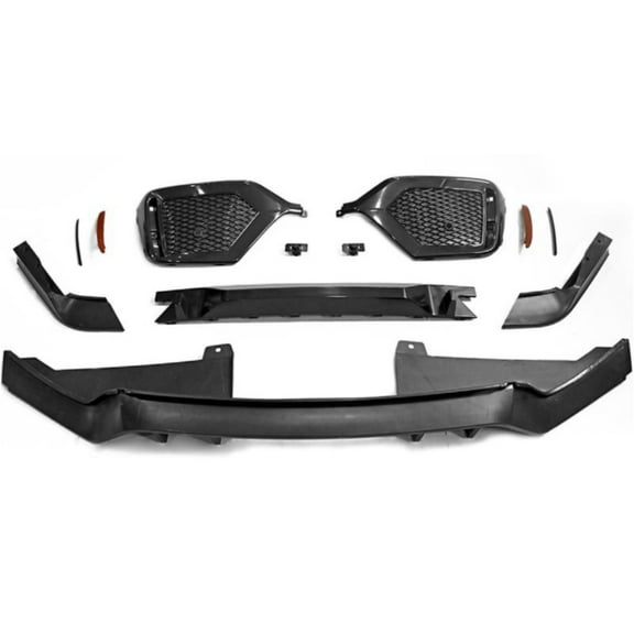 Geelife For 2017-21 Honda Civic Hatchback Hatchback Type R Rear Bumper Cover Conversion