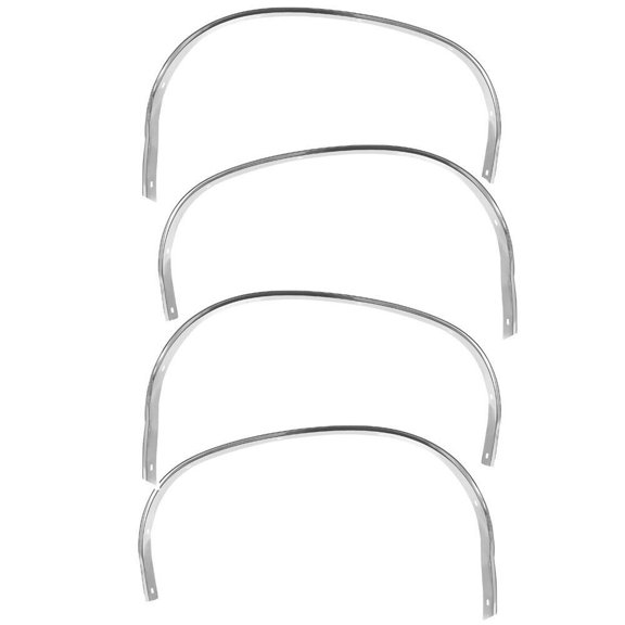 Geelife For 68 Chevy II 69-72 Nova Wheel Well Opening Molding Front Rear Right Left Set