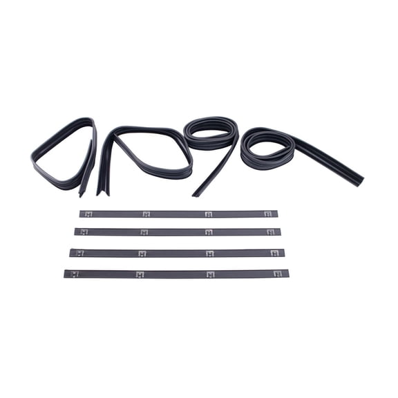 Geelife For 75-80 Dodge B100 Base Standard Cargo Van Door Window Belt Weatherstrip Kit