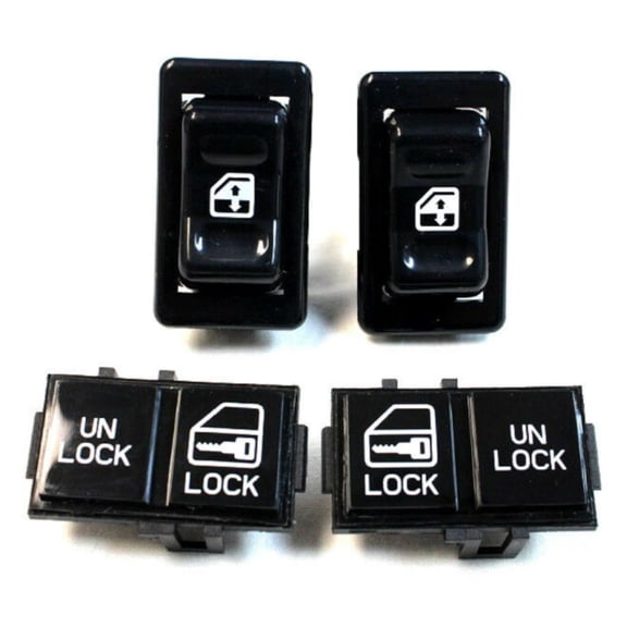 Geelife For 82-89 Camaro Power Switch Package Lock Window Set of 4 8289CPSW