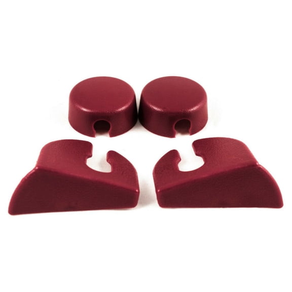 Geelife For 82-92 Camaro 82-92 Firebird Rear Hatch Strut Cover Trim Kit Red Reproduction