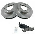 thumbnail image 1 of Geelife For 87-93 Bronco 87-93 F-150 Front Ceramic Brake Pad Kit & Rotor Kit w/Chemicals, 1 of 9
