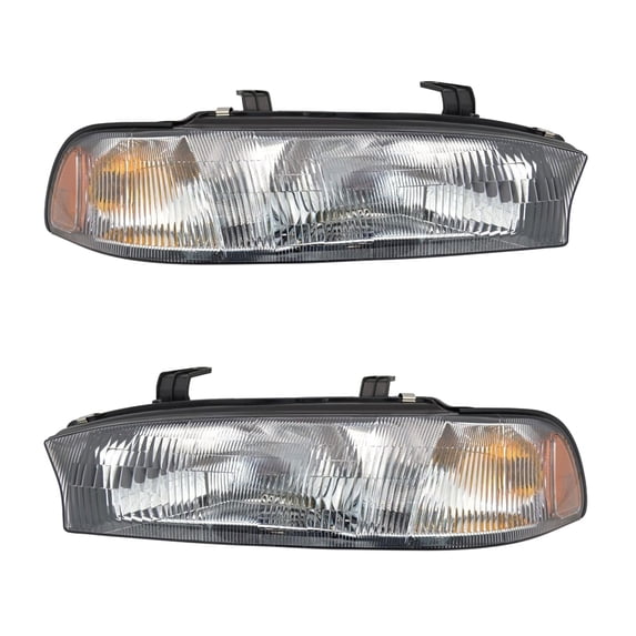 Geelife For 95-97 Legacy Wagon 95-97 Legacy Sedan Headlights Headlamps Left & Right Set