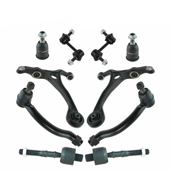 Geelife For Acura Front Ball Joint Tie Rod Arm Sway Bar Steering Suspension Kit Set 10pc