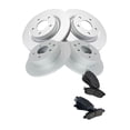 thumbnail image 1 of Geelife For Altima Brake Pad & Coated Rotor Kit w/Fluids Ceramic Front Rear w/Fluids, 1 of 11
