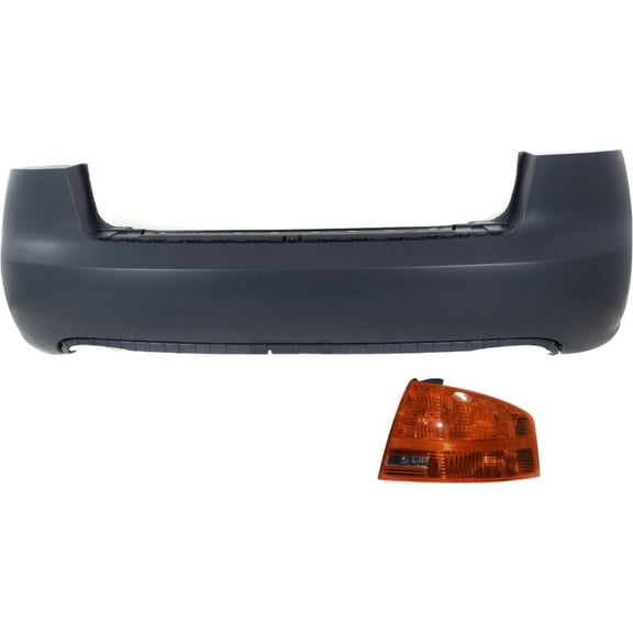 Geelife For Audi A4 A4 Quattro S4 Set of 2 Bumper Covers Fascias Passenger Right Pair