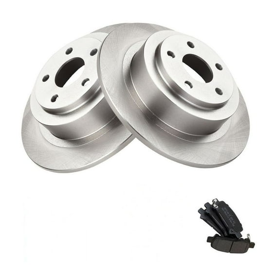 Geelife For Baja Legacy Outback Subaru Rear Ceramic Brake Pad Rotor Kit w/Chemicals