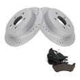 thumbnail image 1 of Geelife For Benz ML-Class Benz Brake Performance Rotor & Semi Metallic Pad Rear Kit, 1 of 9