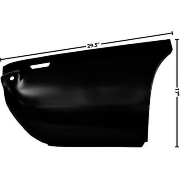 Geelife For Camaro Quarter Panel Patch Rear Lower Right Side EDP Coated Steel Dynacorn