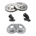 thumbnail image 1 of Geelife For Chevrolet Oldsmobile Front & Rear Ceramic Brake Pad & Rotor Kit, 1 of 8