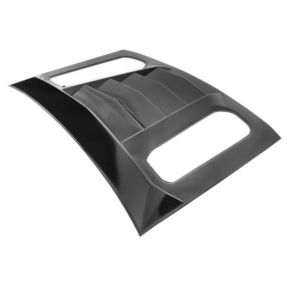 Geelife For Chevy 16-22 Camaro Rear Window Louver Gloss Black Rain Sun Guard Shade Cover