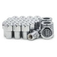 Geelife For Chevy 25 Lug Nuts 7/1620 Chrome Dome Top 75 Shank Cragar S/S Washers