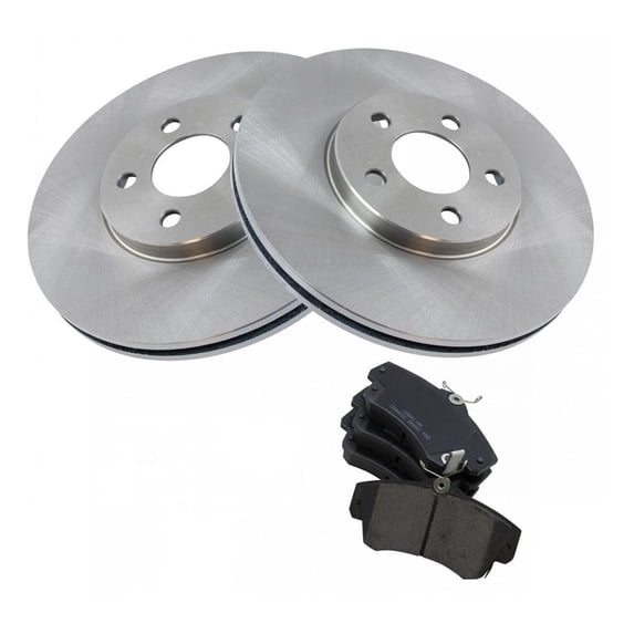 Geelife For Chrysler 01-10 PT Cruiser Dodge 03-05 Neon Front Brake Pads & Rotor Kit