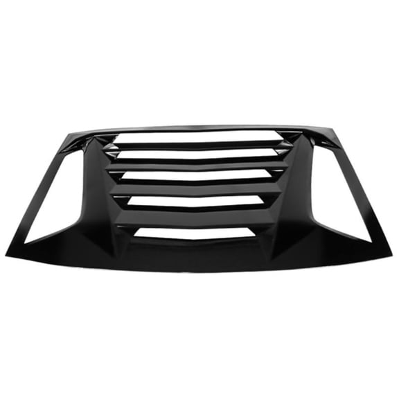 Geelife For Dodge 11-21 Charger Gloss Black Rear Sun Window Louver Windshield Vent Cover
