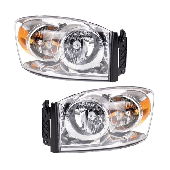 Geelife For Dodge 2007-2008 Ram 1500 2007-2009 Ram 2500 2007-2009 Ram 3500 Headlight Set