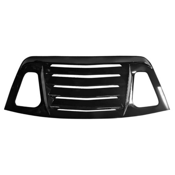 Geelife For Dodge Challenger V2 Rear Window Louver Windshield Gloss Black Rain Sun Guard