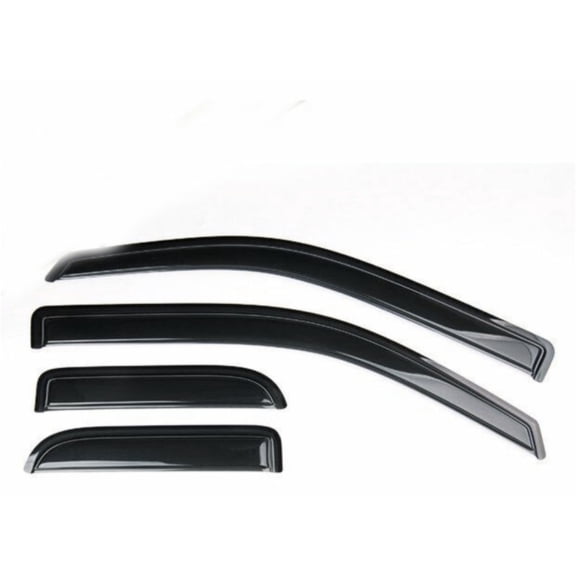 Geelife For Ford 2004-2014 F-150 Super Cab Smoke Window Visor Sun Rain Guard