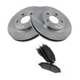 thumbnail image 1 of Geelife For Ford 2005-2010 Mustang Base Rotor & Brake Pad Semi-Metallic Front Kit, 1 of 9