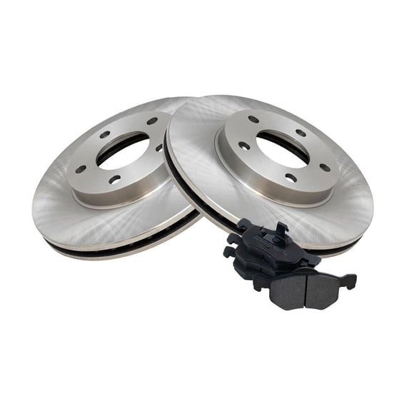 Geelife For Ford Mazda Mercury Front Metallic Brake Pads & 2 Rotors Set Kit