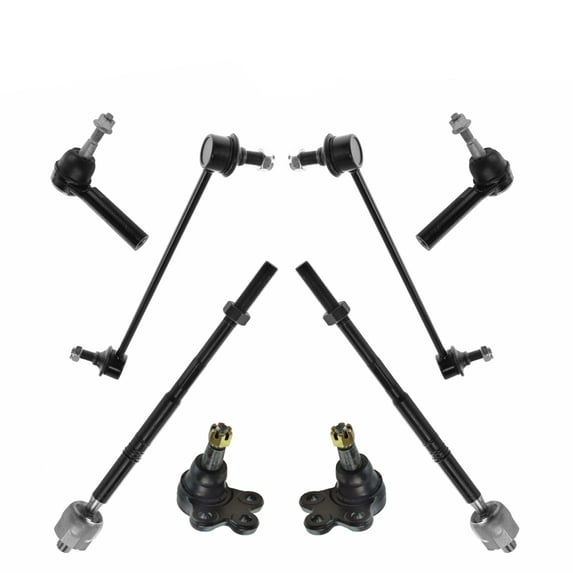 Geelife For GMC 8-pc Steering & Suspension Kit Ball Joints Tie Rods Sway Bar End Links