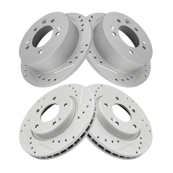 Geelife For Hyundai 2007-2010 Elantra Sedan Front & Rear Brake Performance Rotor Kit