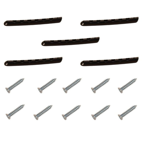 Geelife For Jeep 2007-17 Wrangler JK 5x Door Grab Handle Tailgate Bar Trim Insert Cover