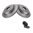 thumbnail image 1 of Geelife For Land Rover Rear Ceramic Disc Brake Pad & Coated Rotor Kit w/Chemicals, 1 of 9
