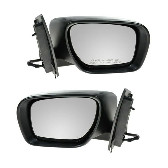 Geelife For Mazda 2007-2009 CX-7 Sport Utility Black Power Side Mirror Set