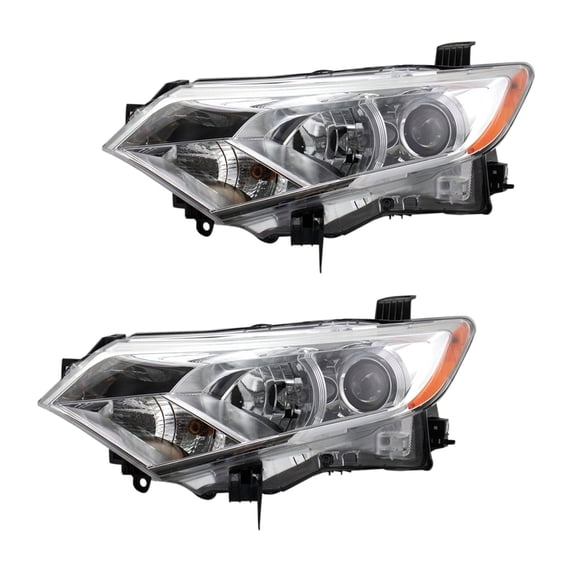 Geelife For Nissan 2012-2017 Quest Headlight Lamp Assembly Left Sides Left Right Halogen