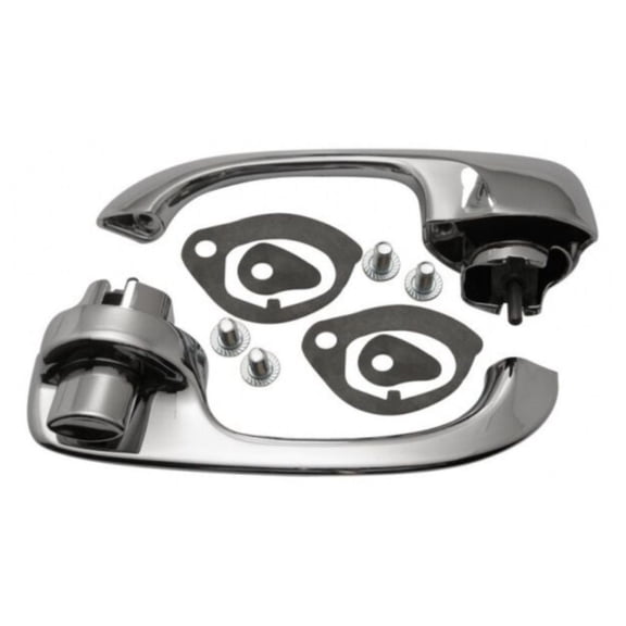 Geelife For Oldsmobile 68-71 442 68-72 Cutlass 2-Door Handle Assembly Pair Trim Parts