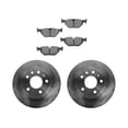 thumbnail image 1 of Geelife For Saab 1999-2009 9-5 Rear Ceramic Brake Pad & 2 Solid Rotor Kit w/Chemicals, 1 of 6