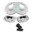 thumbnail image 1 of Geelife For Toyota 03-09 4Runner Front Brake Calipers Pads & Drilled Rotors, 1 of 10