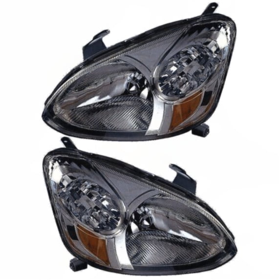 Geelife For Toyota 2003-2005 Echo Base Sedan Headlight Assembly Set