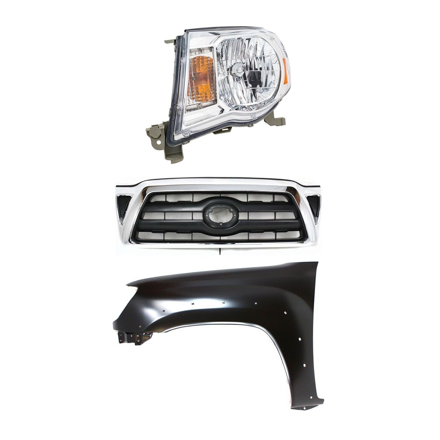 To1200268 Geelife For Toyota 2005-2008 Tacoma Grille Grill Kit for Toyota Tacoma ...