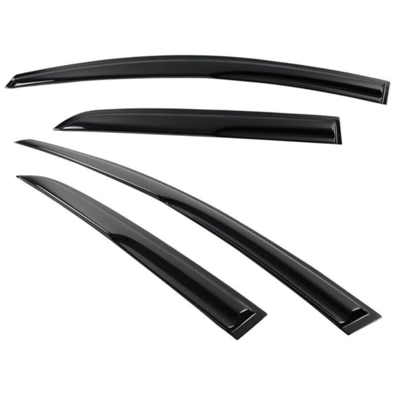 Geelife For Toyota 2007-13 Yaris Sedan MUG Style Window Visors Rain Sun Guard Deflector