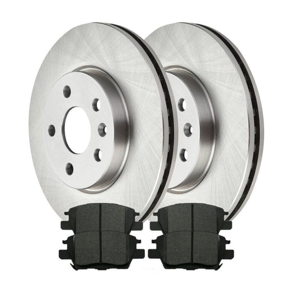 Geelife Front Brake Rotors & Ceramic Pads Kit for Chevy Bolt EV 2016-2019 Cruze Volt