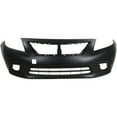 thumbnail image 1 of Geelife Front Bumper Cover For Nissan 2012-2014 Versa Sedan w/ fog lamp holes Primed, 1 of 9