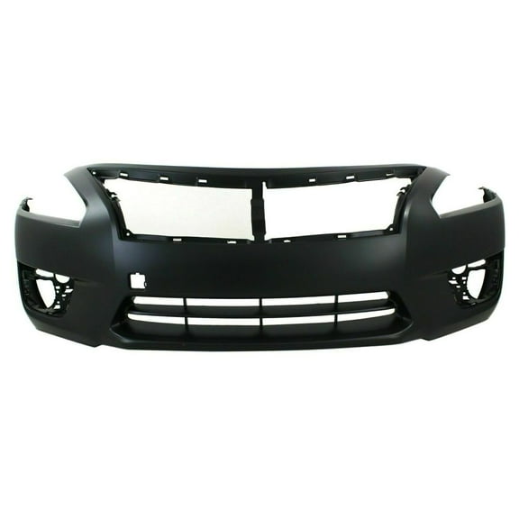 Geelife Front Bumper Cover Primed with Fog Light Holes For Nissan 2013-2015 Altima Sedan